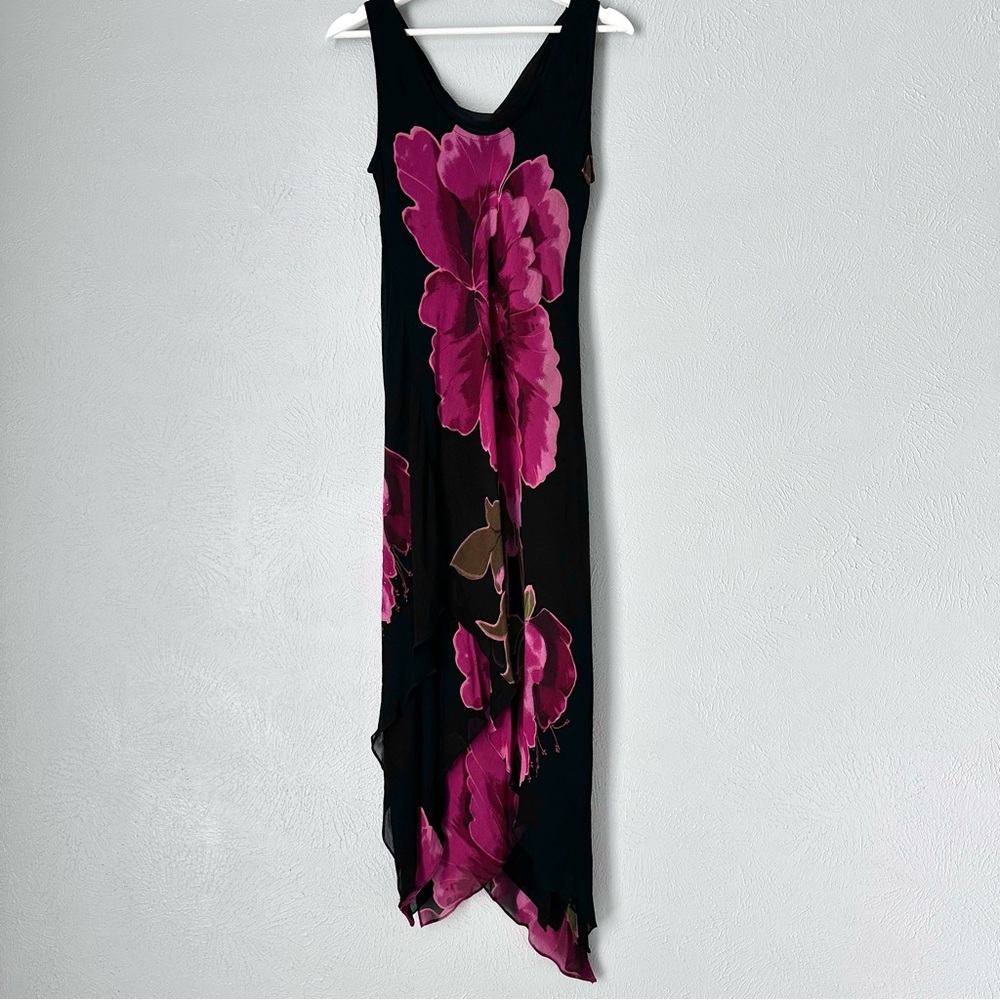 Gorgeous Vintage Floral Beaded Dress - Picture 8 of 9